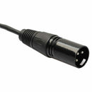 3 Pin XLR Female Jack to Dual 2 Male Plug Y Splitter Cable Adaptor Cord 1Ft S4A5