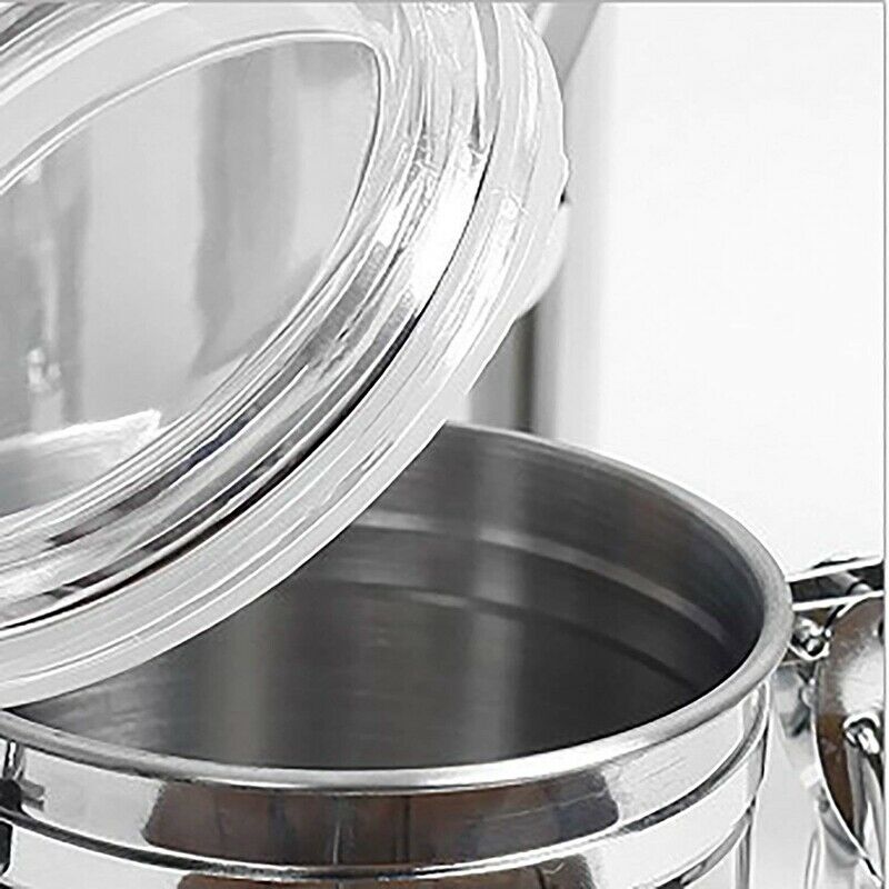 Airtight Canisters Sets for the Kitchen Stainless Steel - Beautiful for Kit C1J6