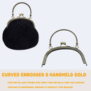 16.5cm Embossed Wallet Metal Handle Arc-shaped for DIY Handware Accessories