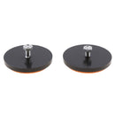 2Pcs Orange Round Reflectors Universal for Motorcycle ATV Dirt Bike
