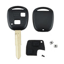 2 Button Remote Key Shell Rubber Pad Switch Blade Repair Kit For Yaris OZ