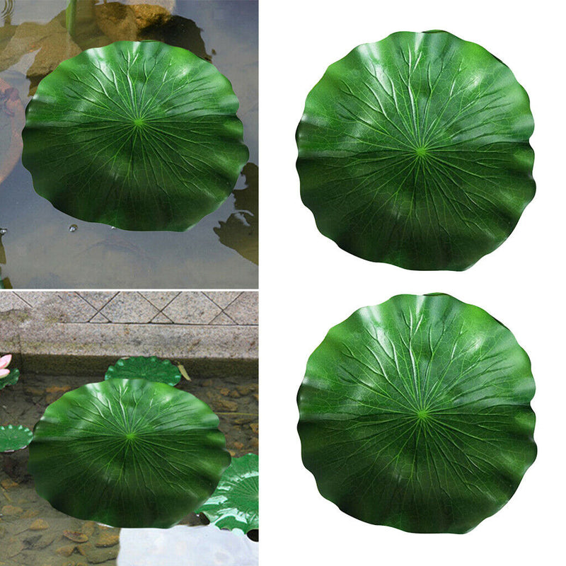 2x Artificial Aquarium   Tank Plant Aquatic Coral Background Lotus 29CM