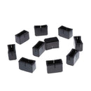 10x Rectangle Furniture Leg Covers Table Feet Inserts Bung Floor Protection