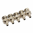 10 Pcs Crimp On BNC Male RG59 Coax Coaxial Connector Adapter For CCTV Camera Ew