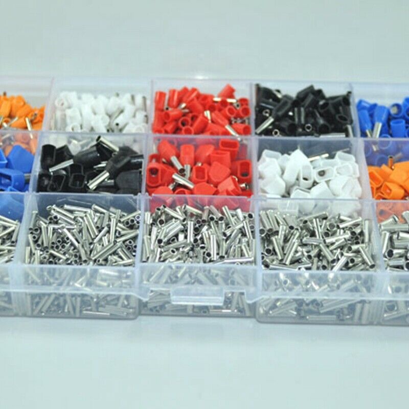 2340Pcs/Lot Mixed Ferrule Kit Electrical Crimp Crimper Cord Wire End Termin H7T1