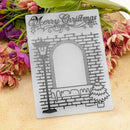Merry Christmas DIY Scrapbooking Plastic Embossing Template Folder Stencil A
