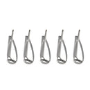 5pcs SIC Fishing Rod Guides Tips Line Repair Kit Rings Stainless Steel Frame