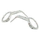 2pcs 65mm Dia. Motorcycle Fog Light Trim Rings Lamp Bezel Chrome Finished, Fits