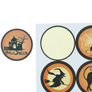 90pcs Halloween Paper Stickers Pumpkin Gift Bag Labels Candy Packaging Tags S3cU