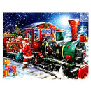 Cross Stitch with DIY 5D Diamond Embroidery Painting Christmas for Home Dec