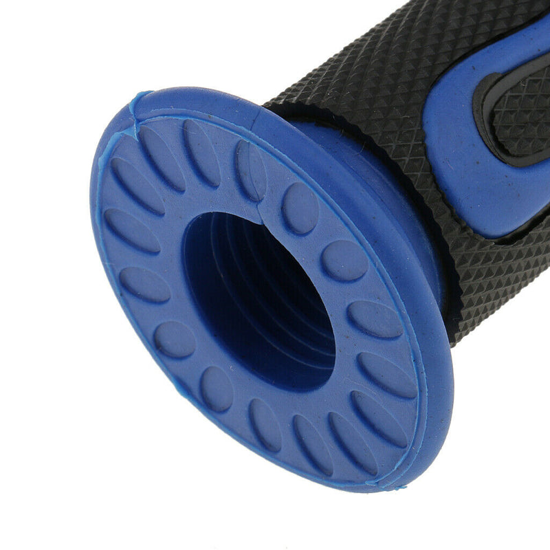 2 Pairs Blue+Green 7/8'' 22mm Motorcycle Handlebar Comfortable Grip Durable