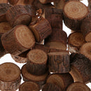 50 Pieces Natural Wood Round Log Slices Wooden Shape for Wood Crafts Woodworking