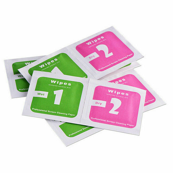 10set Cleaning Cloth Alcohol prep pads for Smartphone Tablet Touch Screen 2017AU