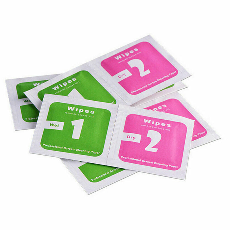10set Cleaning Cloth Alcohol prep pads for Smartphone Tablet Touch Screen 2017AU