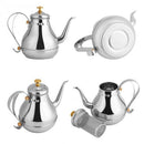 Stainless Steel Teapot Gooseneck Pour Coffee Drip Kettle Tea Filter Pot Ind