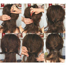 Economic 4X Set Hair Styling Clip Bun Maker+Topsy Tail Braid Ponytail ToolBIES