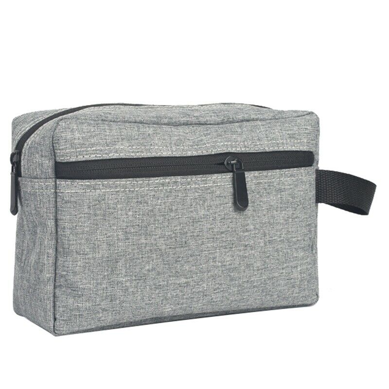 Gray 1 Pc Travel Men Wash Bag Waterproof Makeup Bag Toiletry Wash Kit Stora K1J5