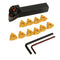 WWLNR1616H08 Lathe Turning Toolholder 100mm + Carbide Inserts With Wrench Kit