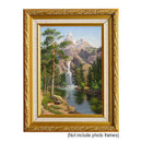 Waterfall DIY Canvas Oil Painting Paint by Numbers Kit Unframed Home Art Crafts