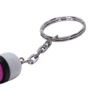Rose Red Plastic Badminton Dangling Pendant Keychain Key Ring Pendant Y4P3