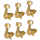 Durable 6pcs Zinc Alloy String Tuning Tuners 6R for Acoustic Guitars Accessory,