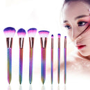7pcs Corn Makeup Brushes Eyebrow Eyeliner Blush Cosmetic Concealer Tools