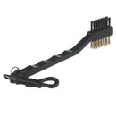 Dual Bristles Golf Club Brush Cleaner Ball 2 Way Cleaning Clip Groove Light