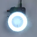 Plastic 56LEDs 35000LM Adjustable Microscope Ring Light Illuminator Lamp SN9F