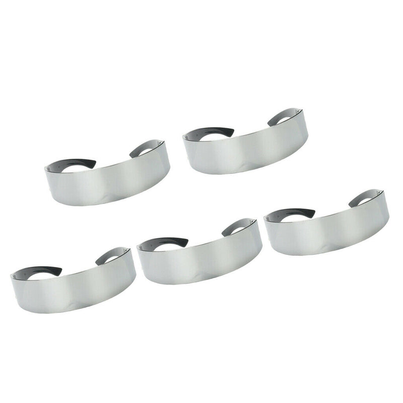 5pcs Narrow Metallic Futuristic Soldier Space Alien Robot Sunglasses