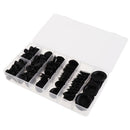 Assorted 170pcs Rubber Grommet Assortment Kit Electrical Gasket Ring Tool