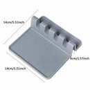 Kitchen Cooking Tools Kitchen Silicone Spoon Rest Utensil Spatula Holder He P7X8