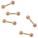 Colorful TITANIUM TRAGUS CARTILAGE Helix Ear Rings Stud Barbell Piercing Je