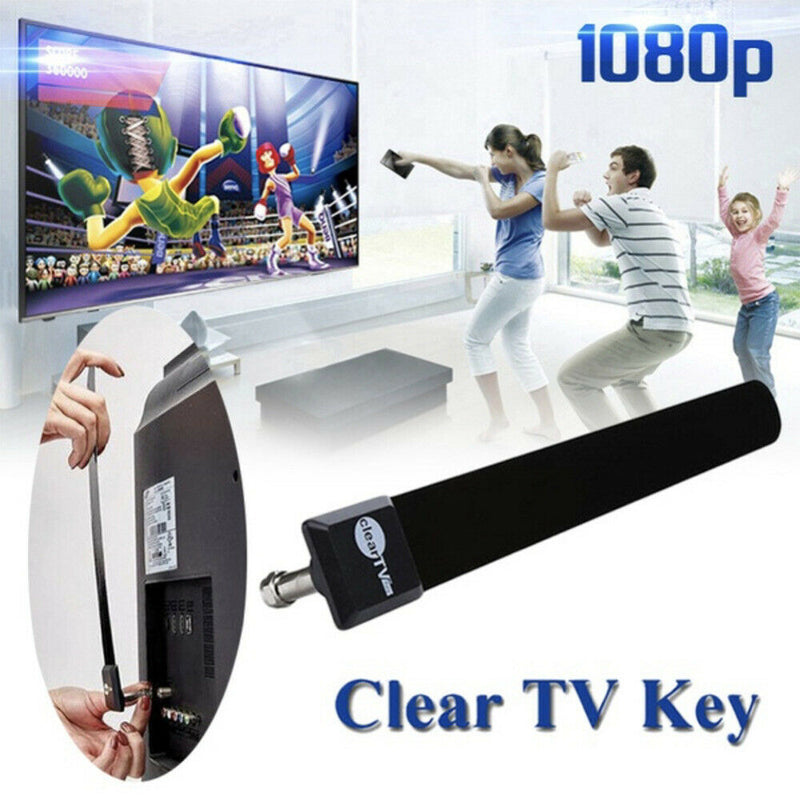 Clear TV Key HDTV FREE TV Digital Indoor Antenna 1080p Ditch Cable As Seen on TV