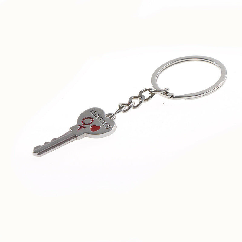 1 set Creative crush you piercing heart couple key ring for weeding giftSR BX