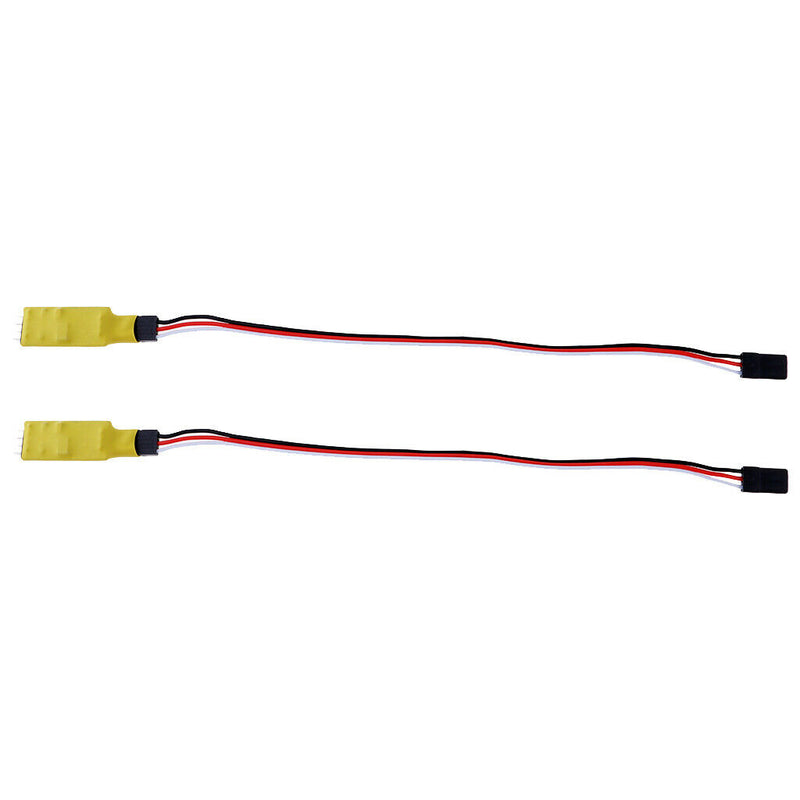 2x LED Lamp Control Switch ON/Off 3CH for RC Car Vehicle Models Accessory