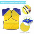 Childrens Kids Toddler Waterproof Play Apron Art Smock with 3 Roomy Pockets