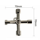 Multifunction 4 Ways Universal Wrench Key Plumber Keys For Gas Electric Met