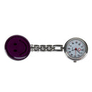 Medical nurse pocket watch,quartz movement,brooch pendant pocket watch purp J1C2