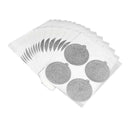 60xAluminum Foil Sealing Stickers 37mm For Refillable Reusable Capsules Pods