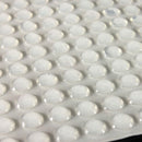 100PCS Self Adhesive Rubber Door Buffer Pad Semicircle Bumper For Door Furniture