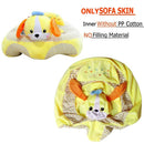 Floral Print Baby Sofa Cover Seat Support Learning To Sit Chair Case (C) A