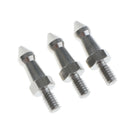 Long 4cm Tripod Monopod Foot Spike Compatible 1/4" Thread - Pack of 3