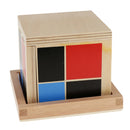Wooden Binomial Cube Mathematics Material Early Educational Montessori Toys Kids