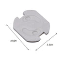 10PCS Safety Kids Baby Proof Electric Outlet Socket Plastic Cover for EU