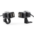 Universal USB Motorcycle Charger Waterproof Dual USB 12V Power Supply Adap OZ