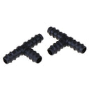 8PCS Garden hose tee water splitter 16mm connector garden irrigation barbed tee