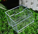Plastic 2 Tier Business ID Card Desk Stand Holder Desktop Office Shelf Gw