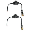 2x Passive UTP BNC Video Pigtail Balun Transceiver Anti-interference