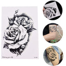 Makeup Rose Flower Tattoo Arm Body Art Waterproof Temporary Tattoo Stickers Gw