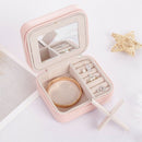 New L Women's Mini Stud Earrings Ring Jewelry Box Useful Makeup Organizer W C2X6